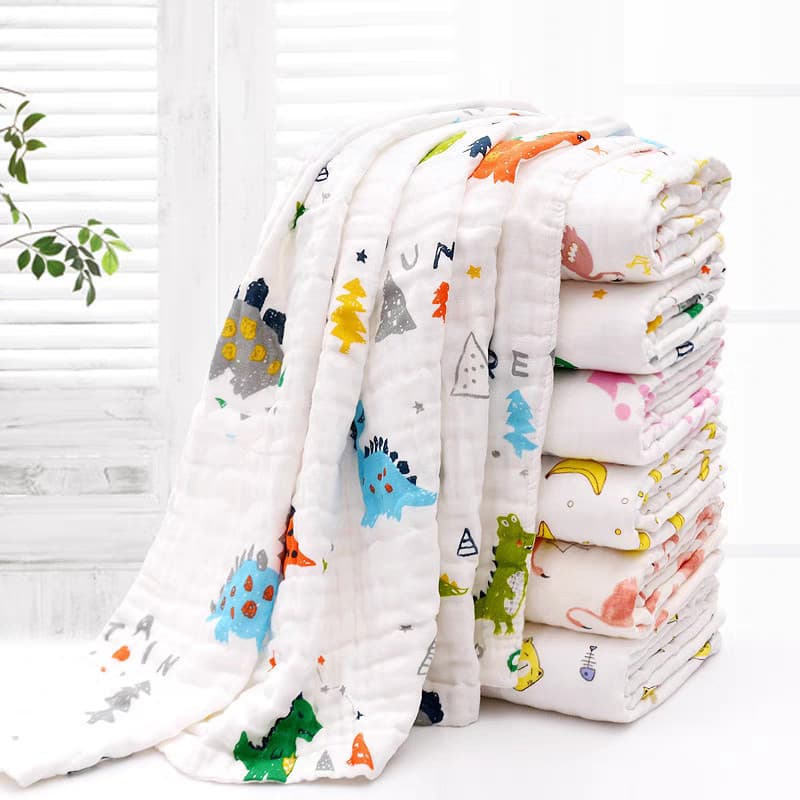 Toalha de Banho Para Bebê 100% algodão Manta Multifuncional para Bebê – Cobertor, Toalha, Swaddle e Capa para Carrinho