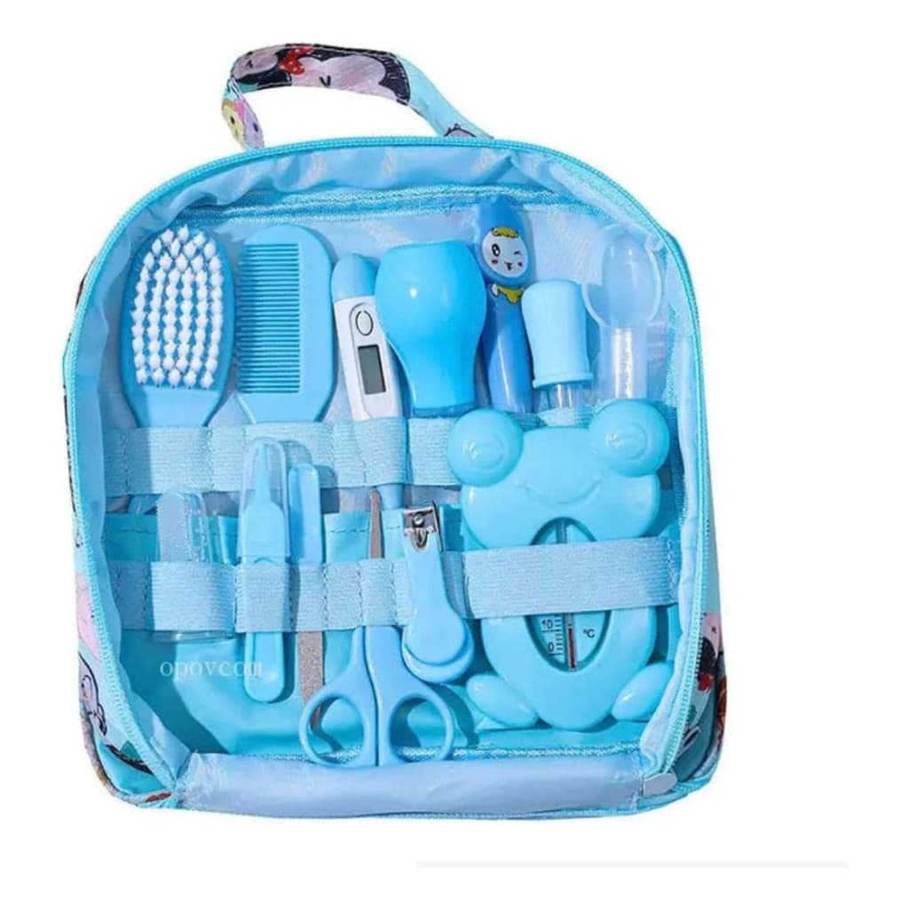 Kit Bolsa Higiene Cuidados Saúde Bebê Recém Nascido Amarelo