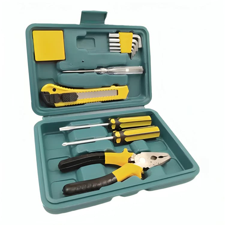 Maleta de Ferramentas caixa 11 Ferramentas Profissional C/ Maleta Multiuso Fenda Philips Multiuso Kit