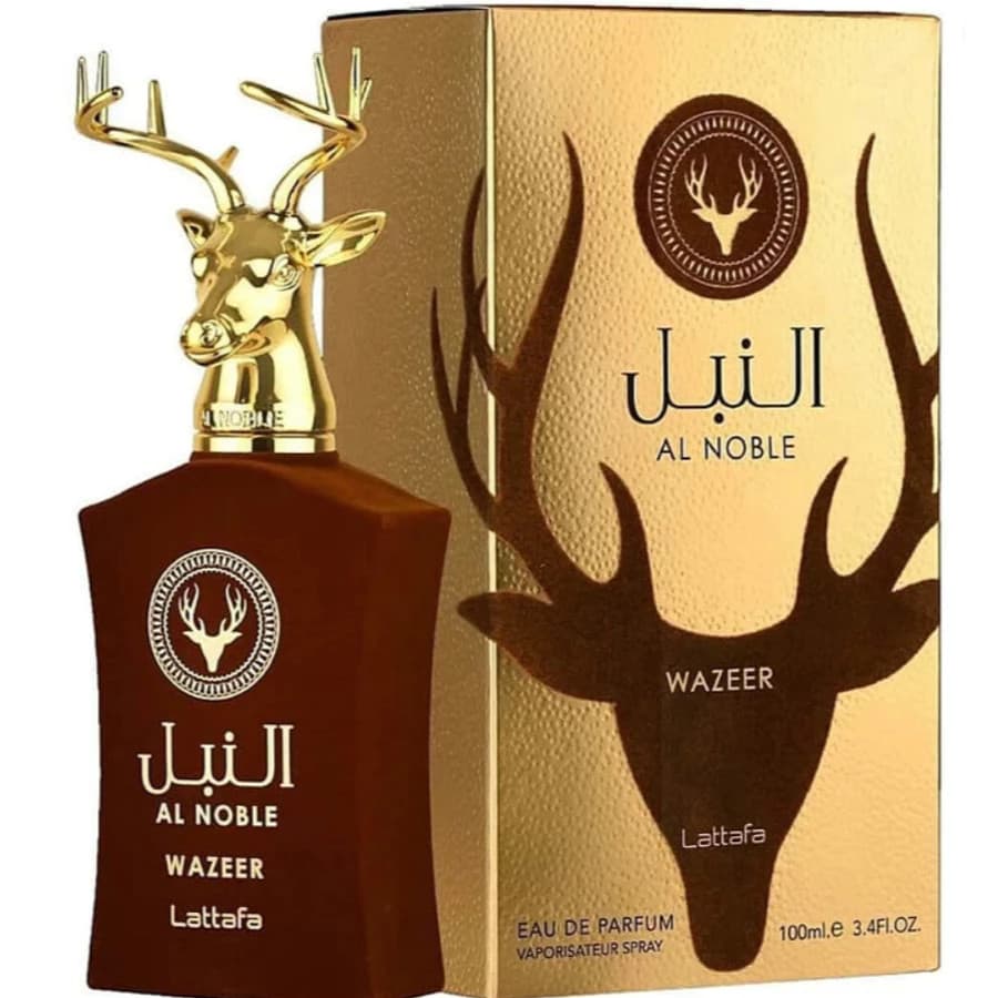 Perfume Al Noble Wazeer Árabe importado 100ML Masculino Fixação Forte Lançamento Entrega Rápida