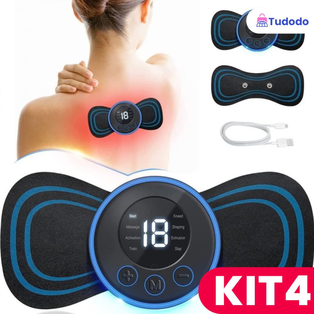 Segunda peça 50% off ! Mini Massageador Relaxante Muscular Portátil Elétrico Recarregável