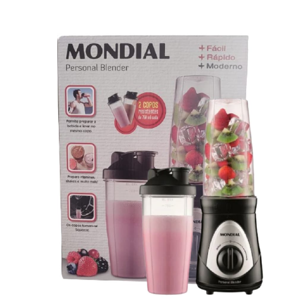 Liquidificador Portátil Mondial Personal Blender DG-01 220V Potente