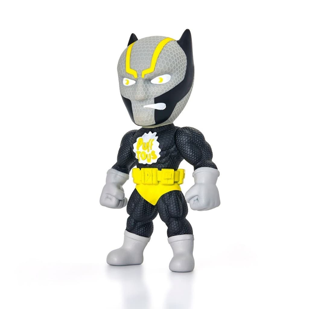 Boneco Pantera Negra Black Herói Articulado 17cm Em Vinil Macio Atóxico Brinquedo Colecionável De Heróis - Puff Toys