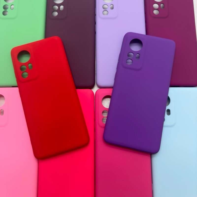 Capa Capinha de Celular - Xiaomi 12 - Xiaomi Silicone Aveludado Capinha Case