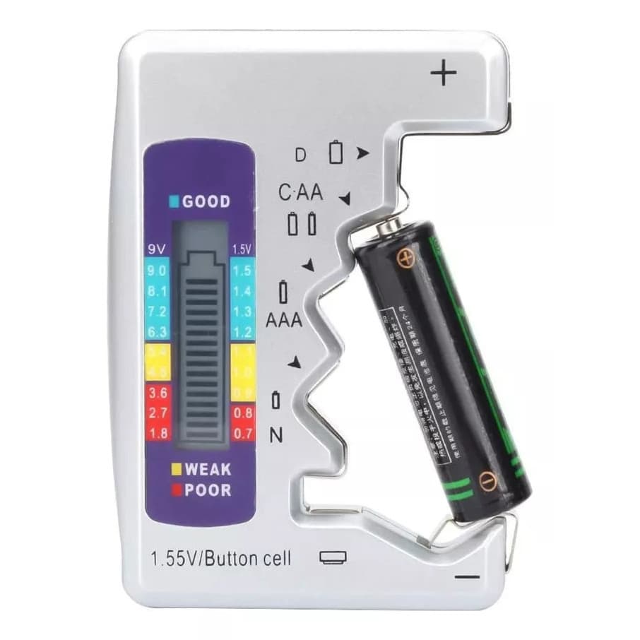 Testador Pilha Bateria Com Mostrador Digital