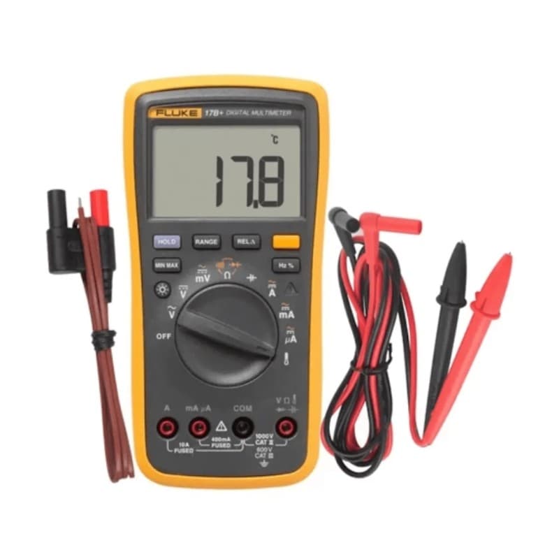 Multimetro Digital Temperatura 600V 10A Fluke 17B+ c/ nota fiscal