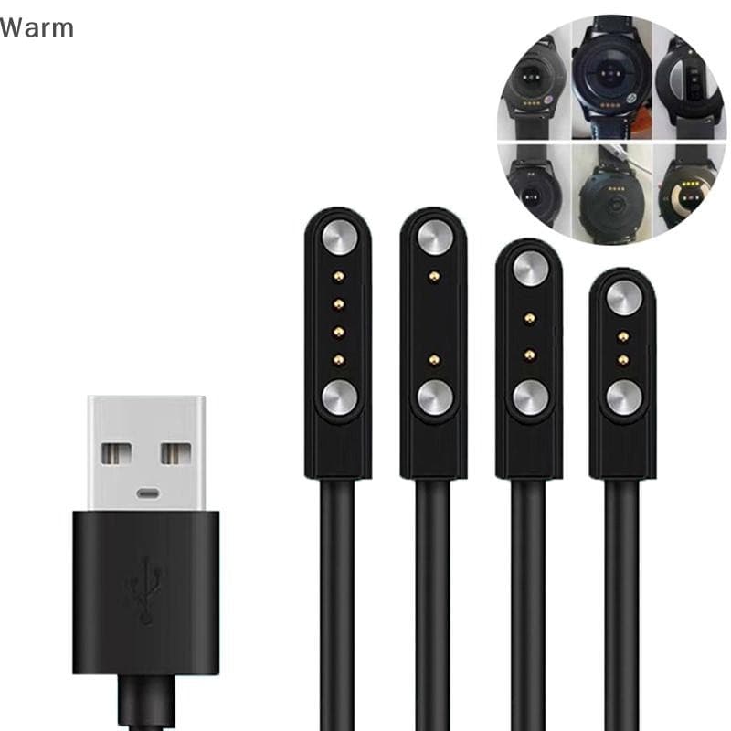 Quente Cabo Carregador Universal Para Smartwatch Relógio Inteligente , De Carregamento Magnético , USB De 2/4 Pinos Casa