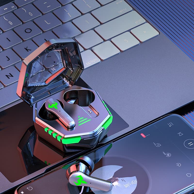 Fone De Ouvido Para Jogos N35 W11 TWS Fones Sem Fio Bluetooth 5.2 Modo Duplo Comutável 8D Stereo Music Game Earbuds