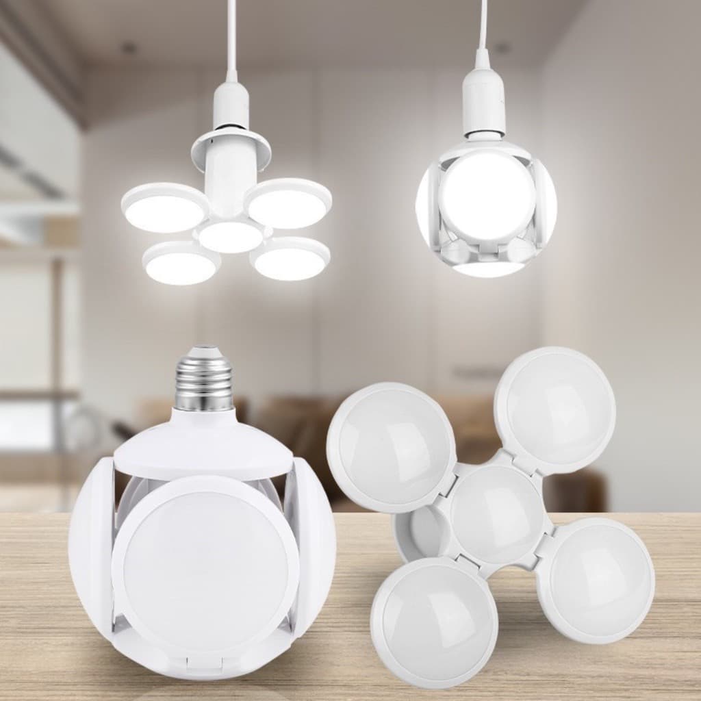 Lâmpada Luminária Led De Futebol 40W Esférico Iluminação E27 Multi-Ângulo Ajustável Lâmpada Bola Led