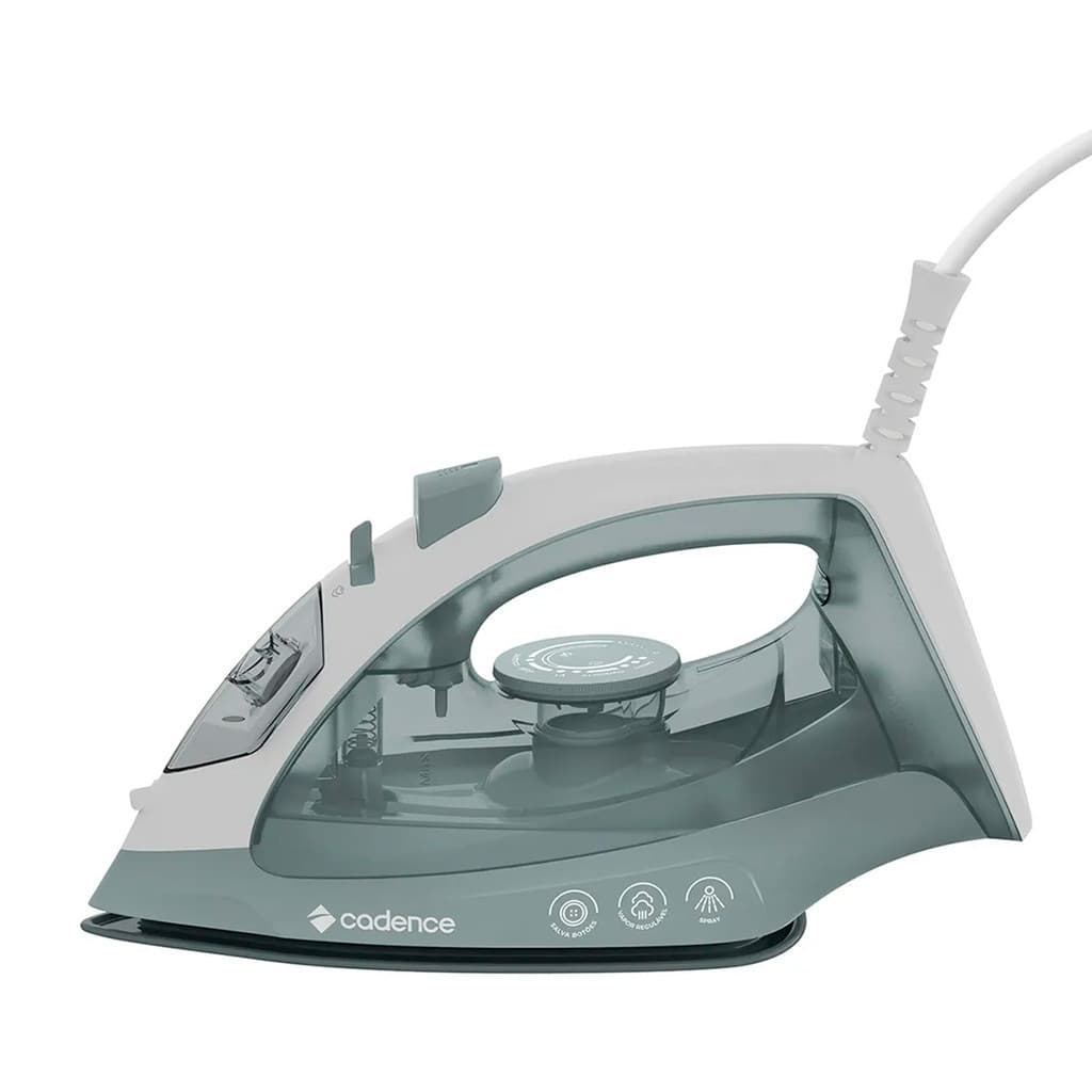 Ferro Passar Roupas Cadence IRO215 2 Em 1 Passa A Seco Vapor 220v Base Antiaderente 1200w Ajuste Temperatura