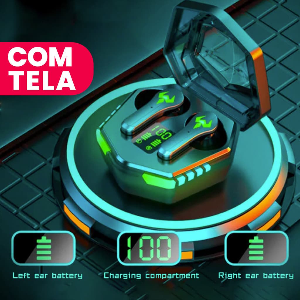 Fone De Ouvido Para Jogos N35 W11 TWS Fones Sem Fio Bluetooth 5.2 Modo Duplo Comutável 8D Stereo Music Game Earbuds