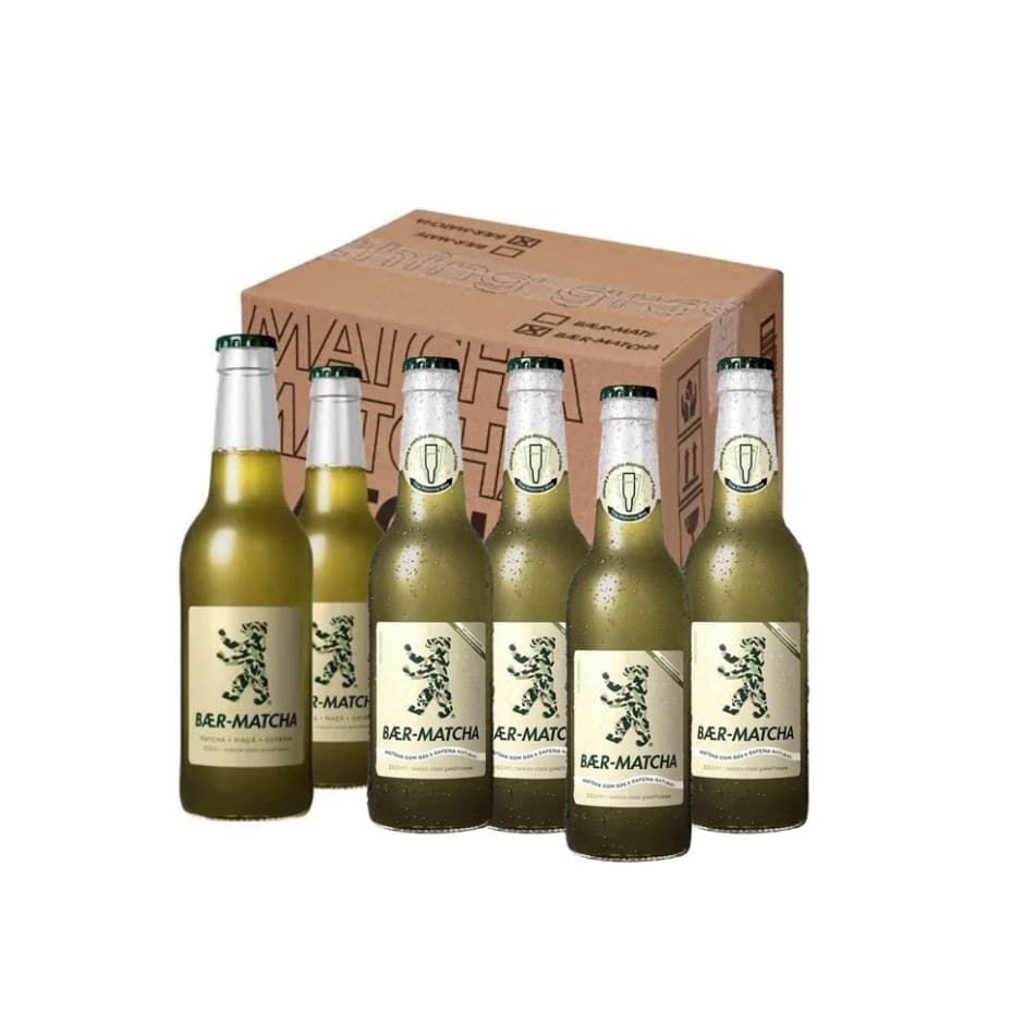 Pack de 6 Baer Mate Matcha 350ml 