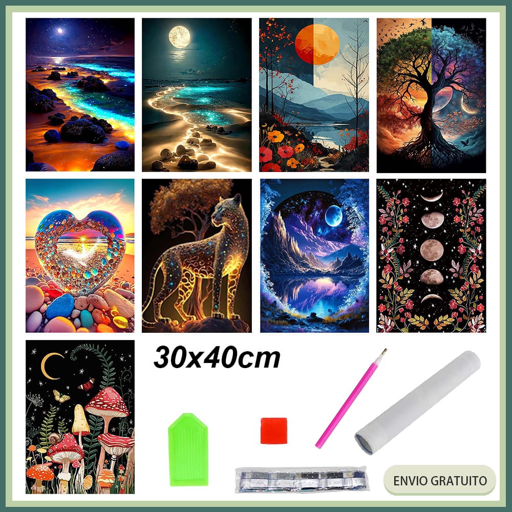 40x30cm 5D Diamante Pintura Decoração de Parede Pintura Artesanal DIY Pintura