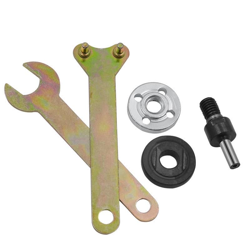 Conjunto de Conversão de Furadeira Elétrica para Moedor de Ângulo, Biela de Metal para Disco de Corte, Roda de Polimento