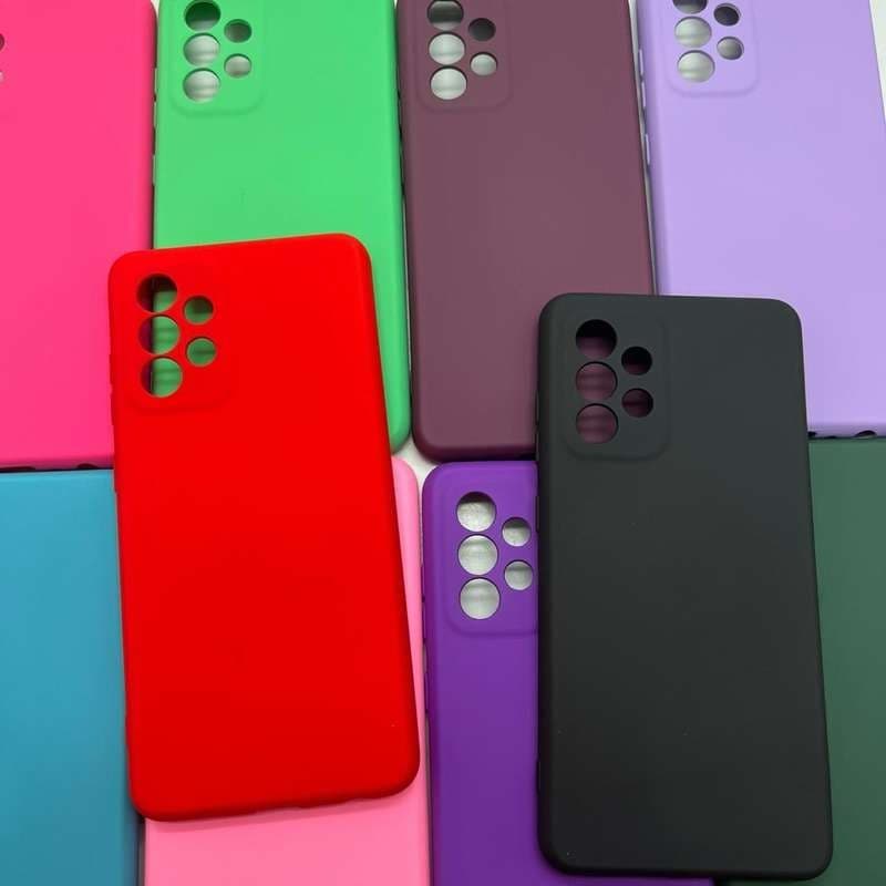 Capa Capinha de Celular - A52/A52S - Samsung Silicone Aveludado Capinha Case