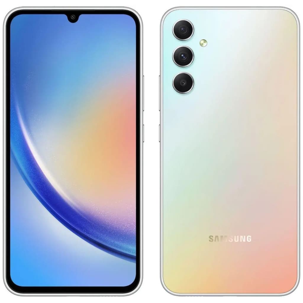 Usado: Samsung A34 256 GB Prata - Muito Bom