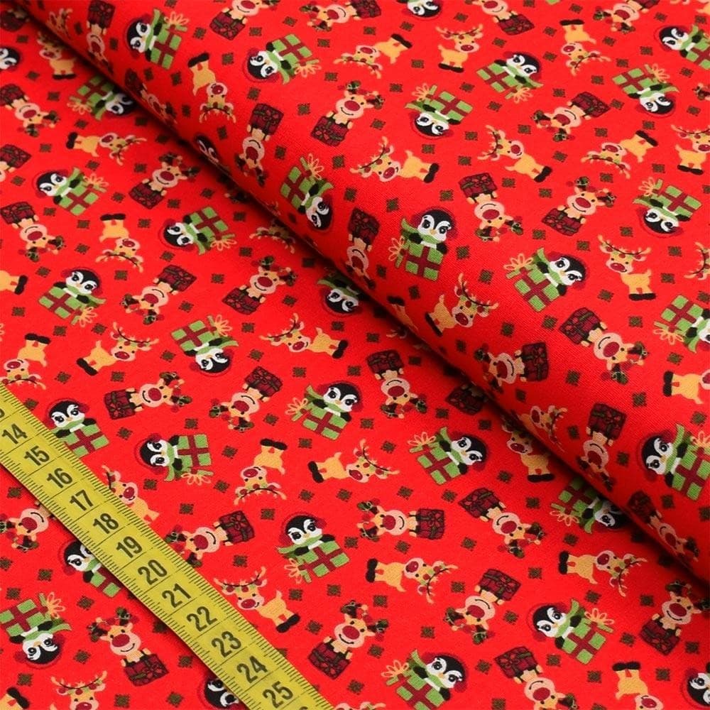 Tecido Estampado para Patchwork - Natal : Presentes Natalinos 2512 (0,50x1,50)