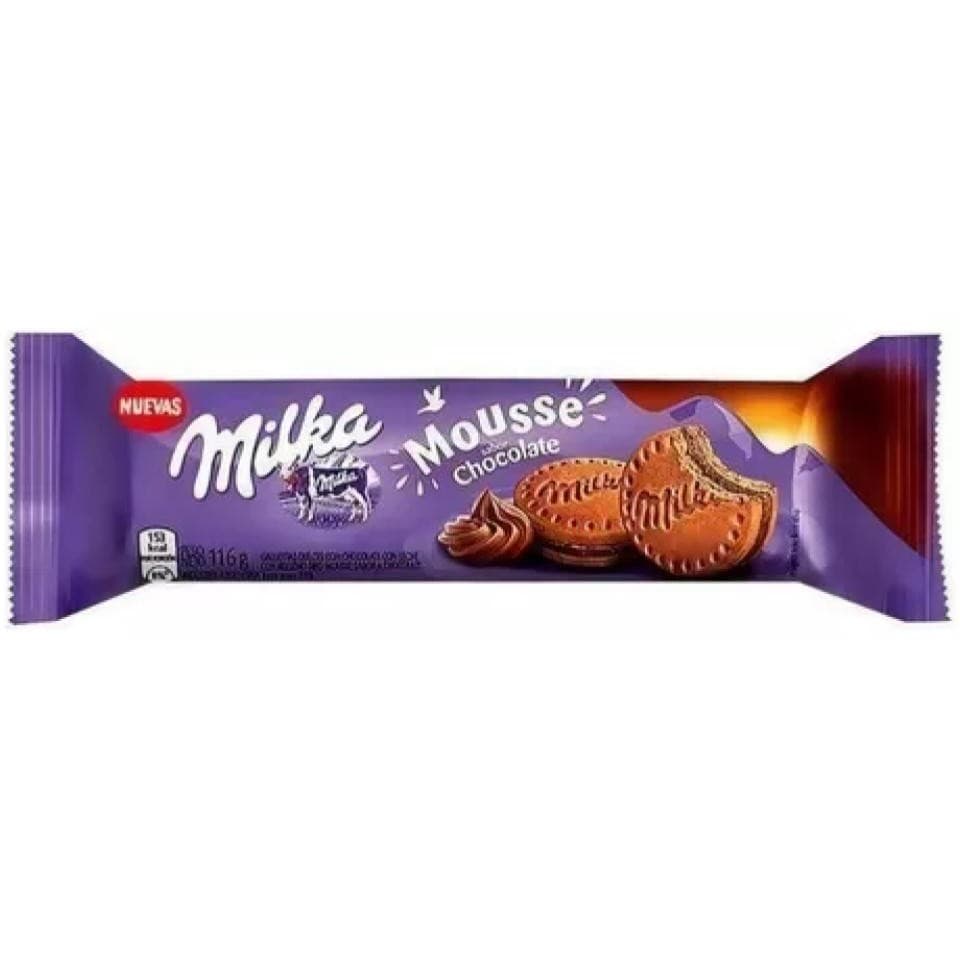 Biscoito Recheado Milka Mousse Chocolate 116g - Importado
