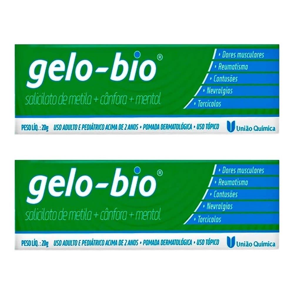 Kit 2 und Gelo Bio Pomada C/20 Gr