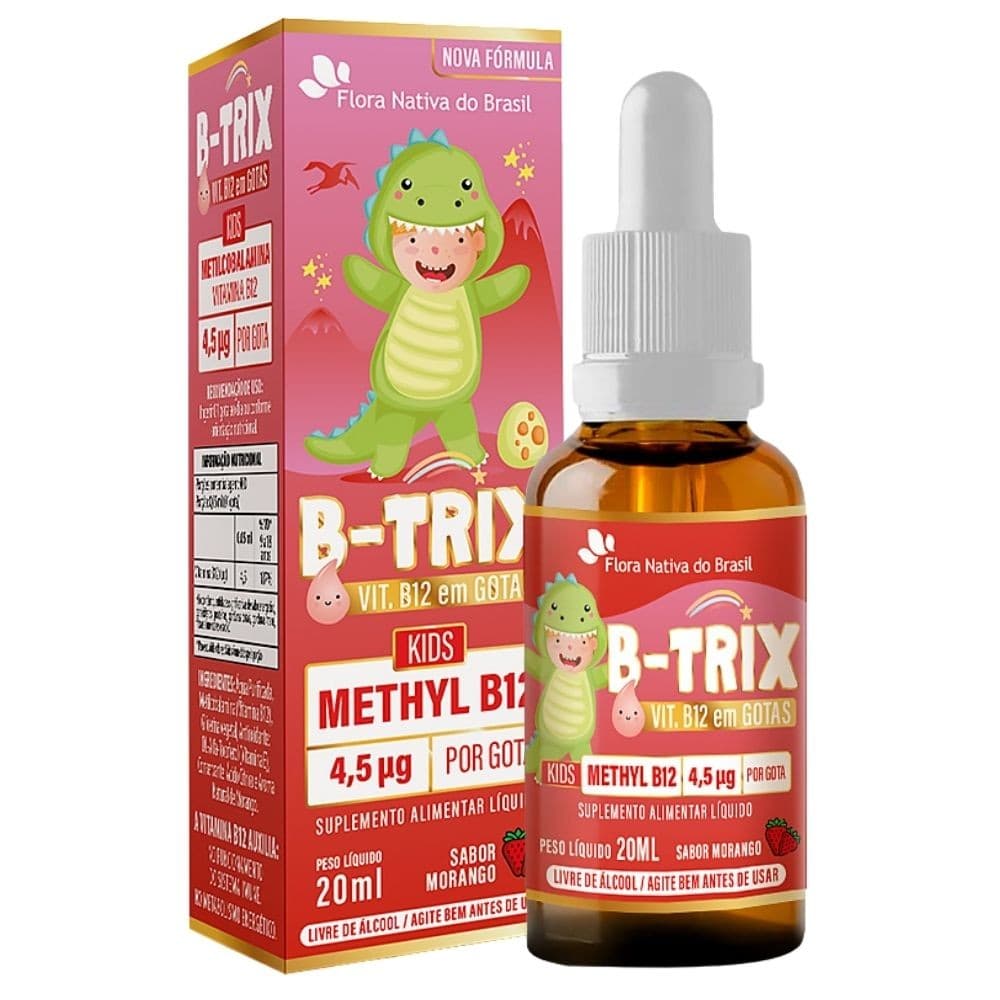 B-TRIX  Metilcobalamina (Vitamina B12 Infantil) 20ml - Flora Nativa