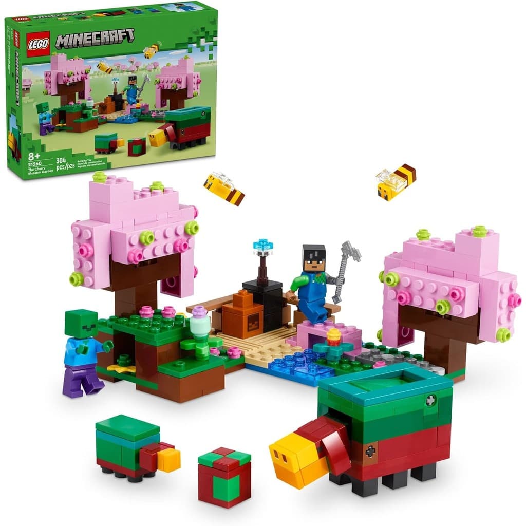 Bloco De Montar Minecraft O Jardim Das Cerejeiras 21260 - Lego