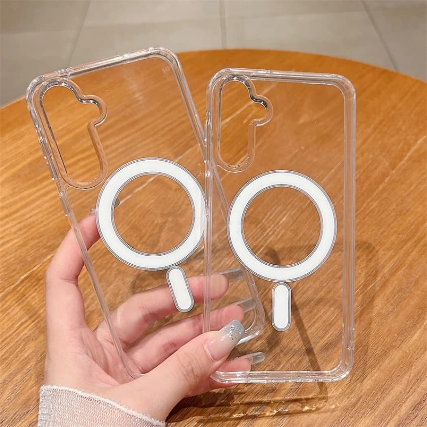 Para Samsung Galaxy A57 A37 A17 A07 A56 A36 A26 A16 A06 A55 A35 A25 A15 A05s A54 Cristal Transparente Acrílico Rígido Ca