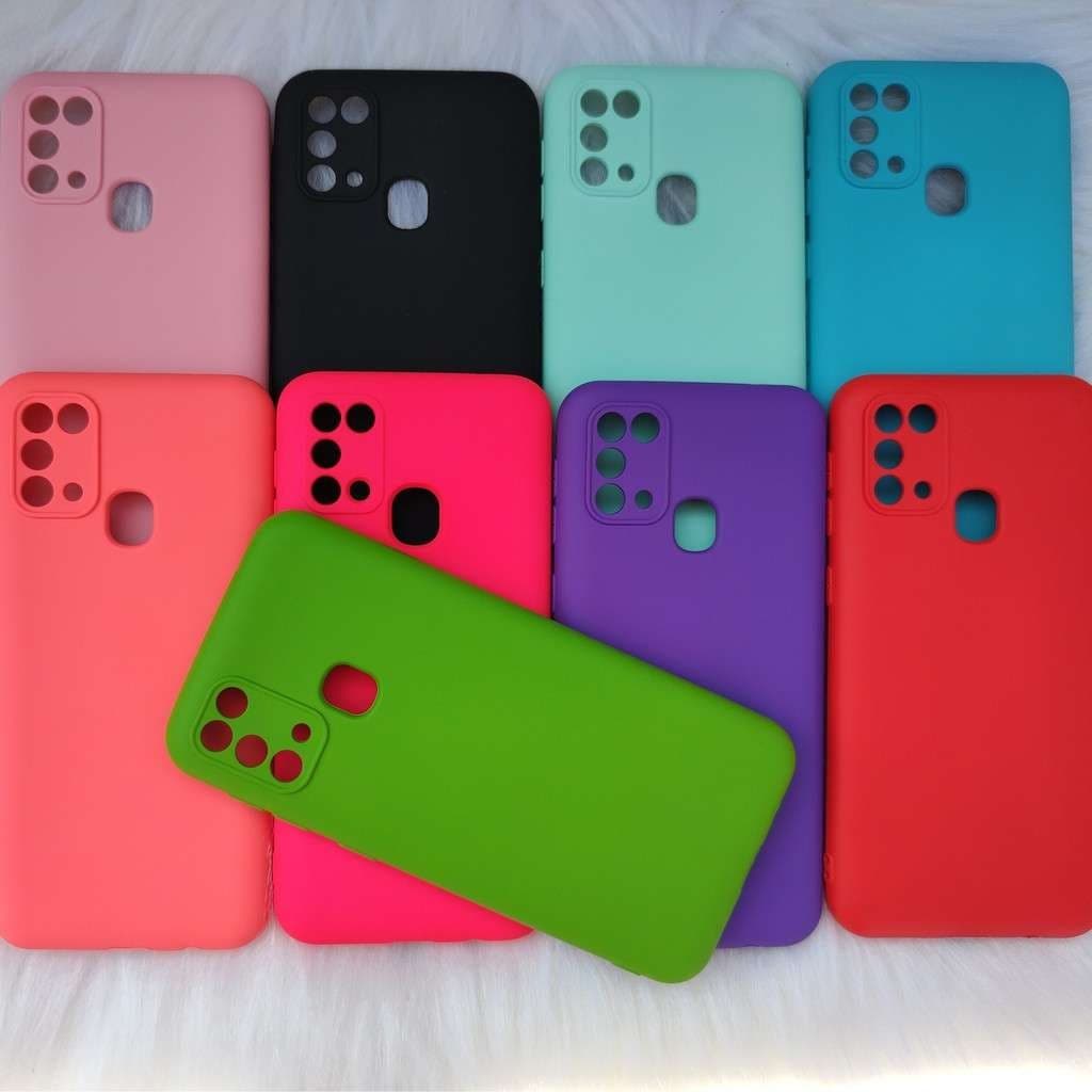 Capa Capinha de Celular - M31/M21S - Samsung Silicone Aveludado Capinha Case