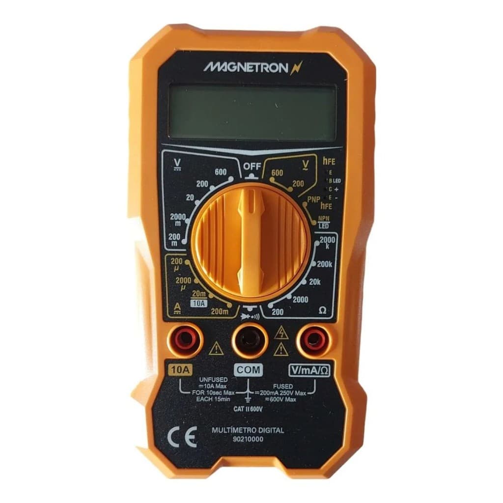Magnetron 90210000 Multímetro Digital Universal 10a 600v Completo