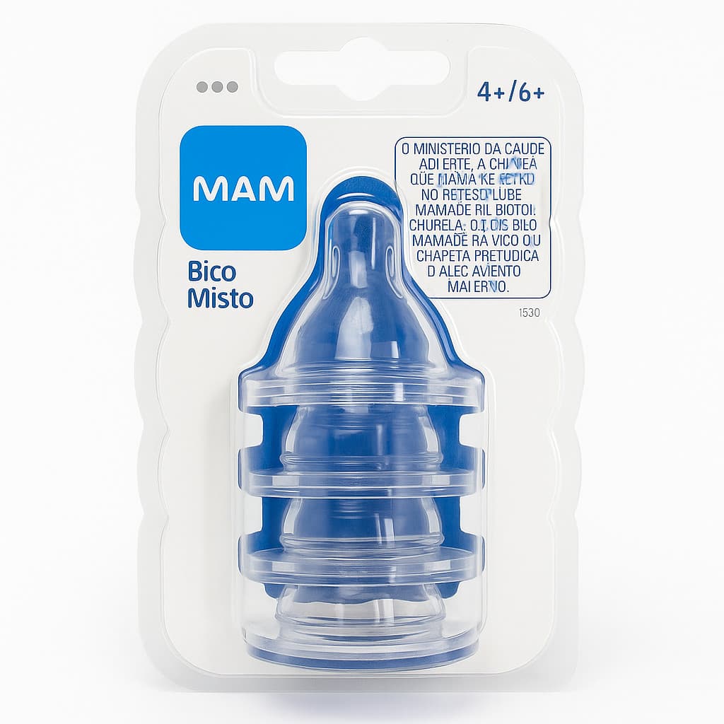 Pack Bico Misto Mam 4un Fluxo Rápido e Super Rápido 