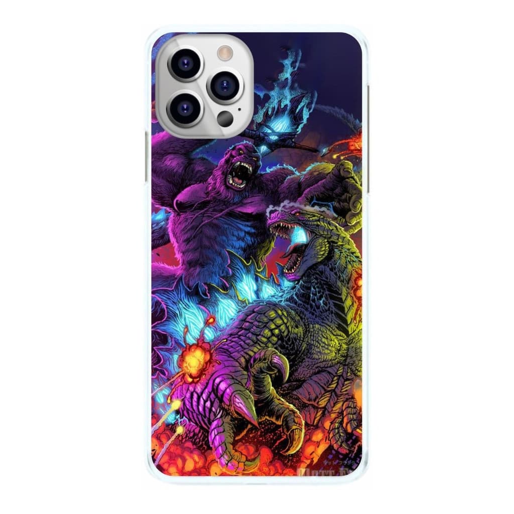 Capinha Godzilla vs Kong Desenho Capa de Celular