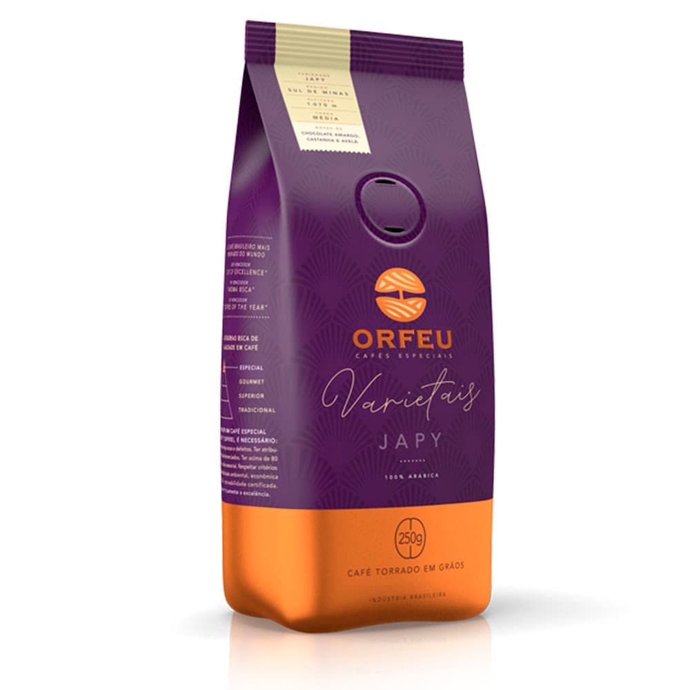 Café em Grãos Premium Orfeu Japy Pacote 250g