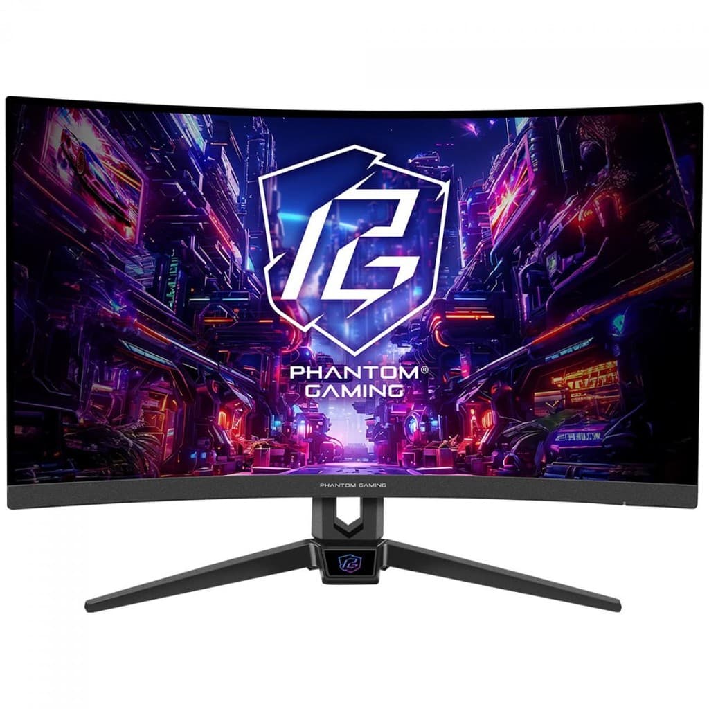 Monitor Gamer ASRock Phantom Gaming, 27 Pol, 280hz, 1ms, Curvo, FHD, VA, HDMI/DP, PG27FRS1A