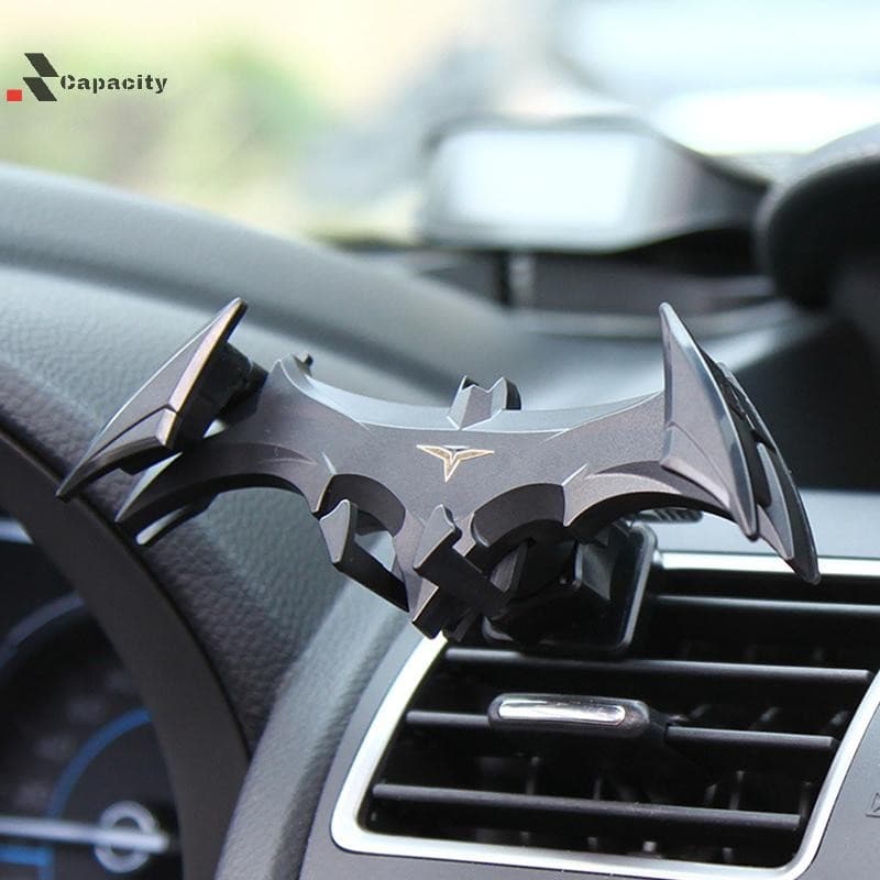 Capacidade Em Forma De Morcego Tipo Fivela De Gravidade Suporte De Telefone Para Carro Navegação De Saída De Ar