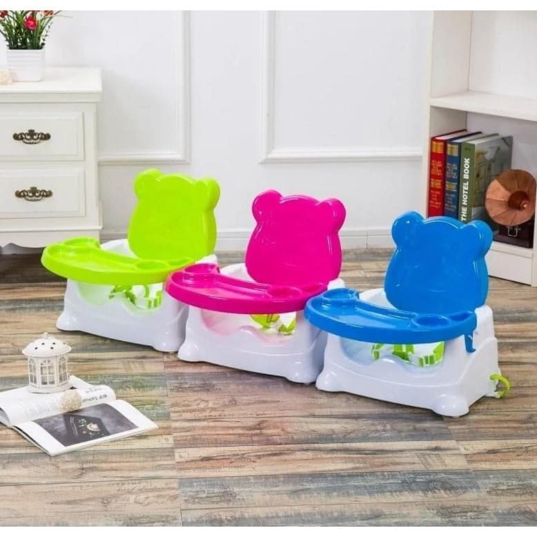 Cadeira Booster Alimentação Infantil Ursinho Baby Style