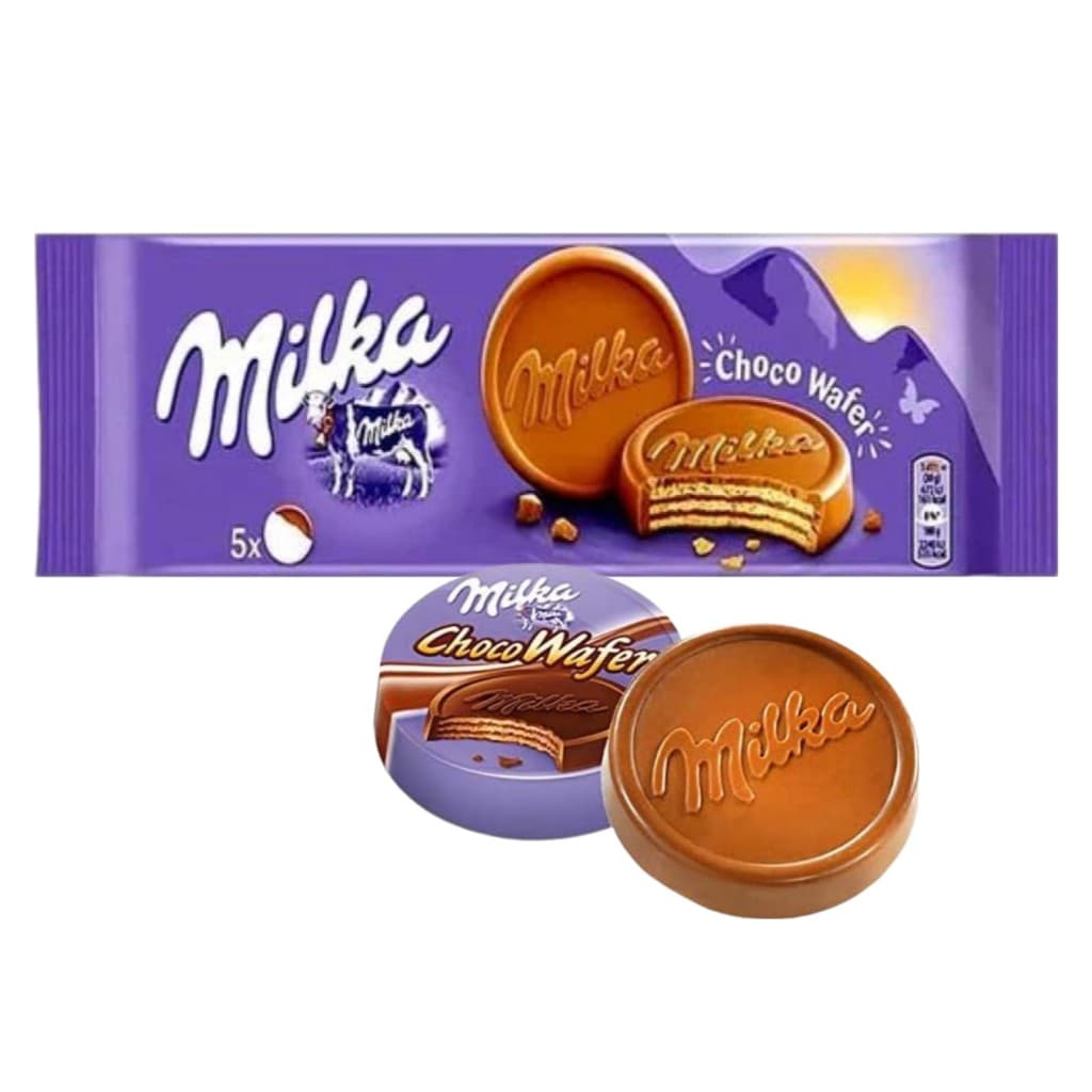 Milka Choco Wafer Alpine Milk 150g - Importado
