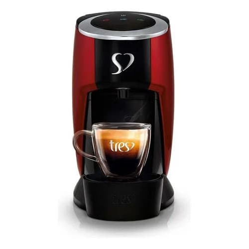 Cafeteira Expresso Três Corações Touch G2 127v Vermelho