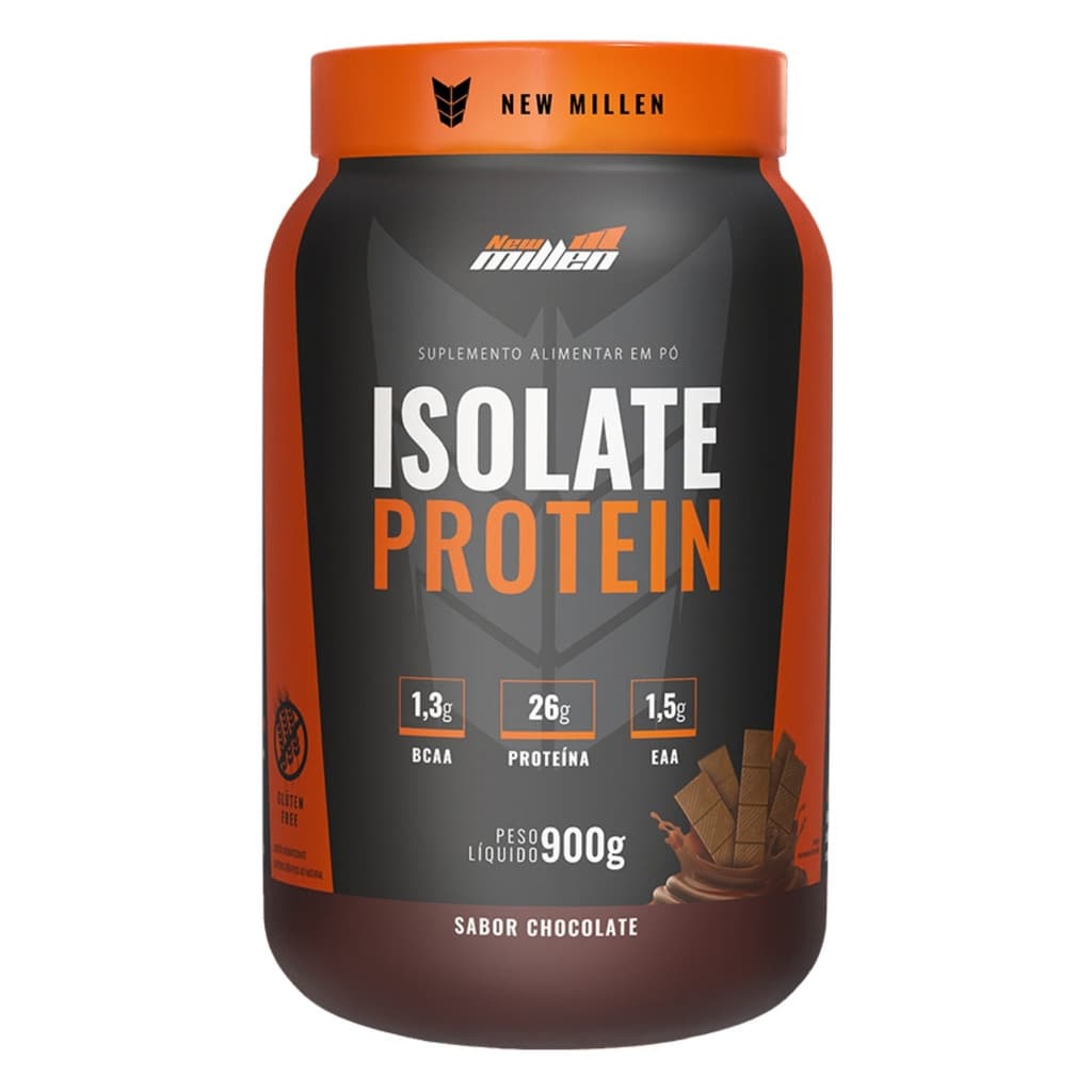 Whey Isolate Protein Pote 900g New Millen Chocolate