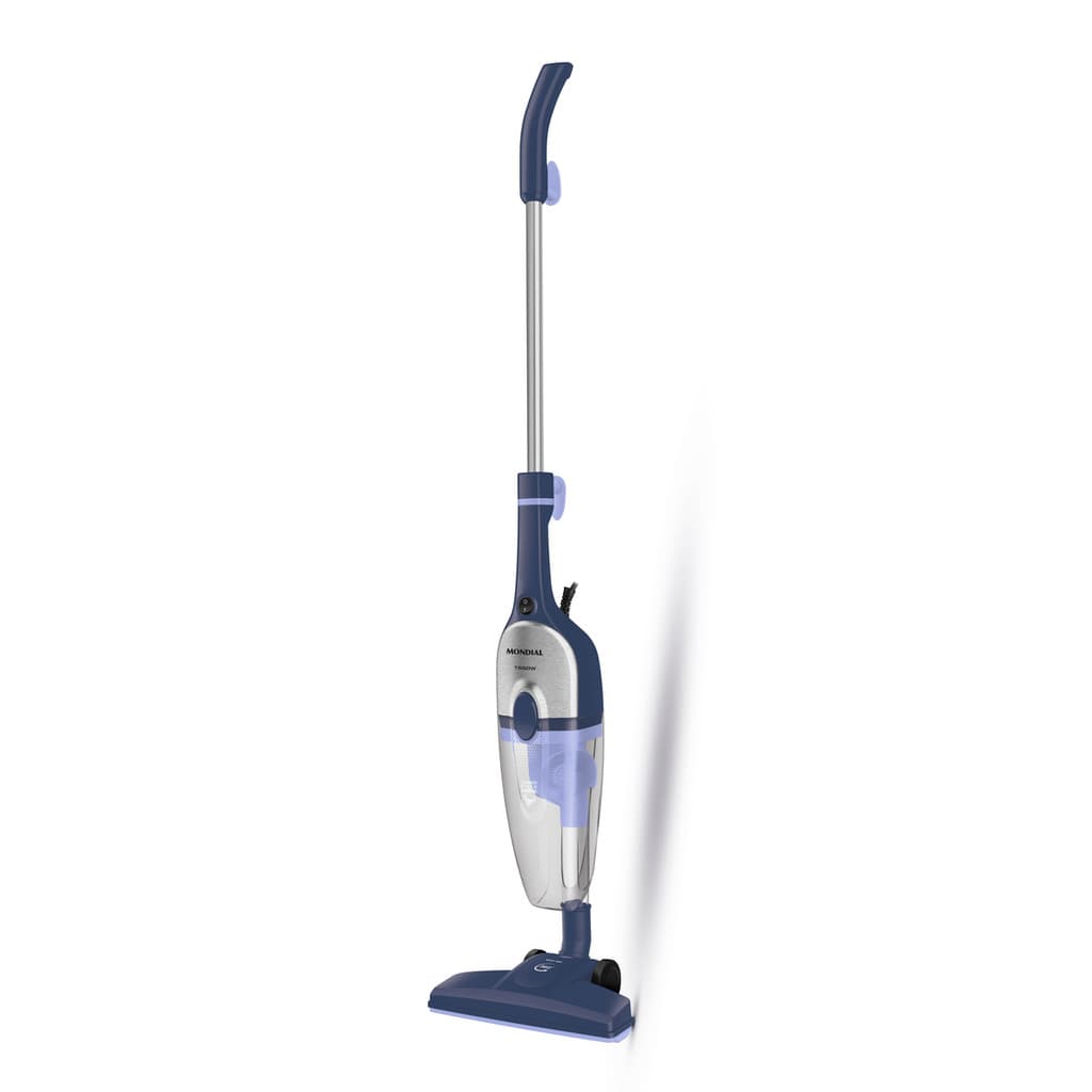 Aspirador de Pó Vertical Mondial Turbo Cycle Hepa Ap-41-bli 1550w Azul Escuro com Inox