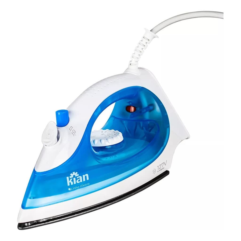 Ferro A Vapor 127v 1300w Azul - Kian