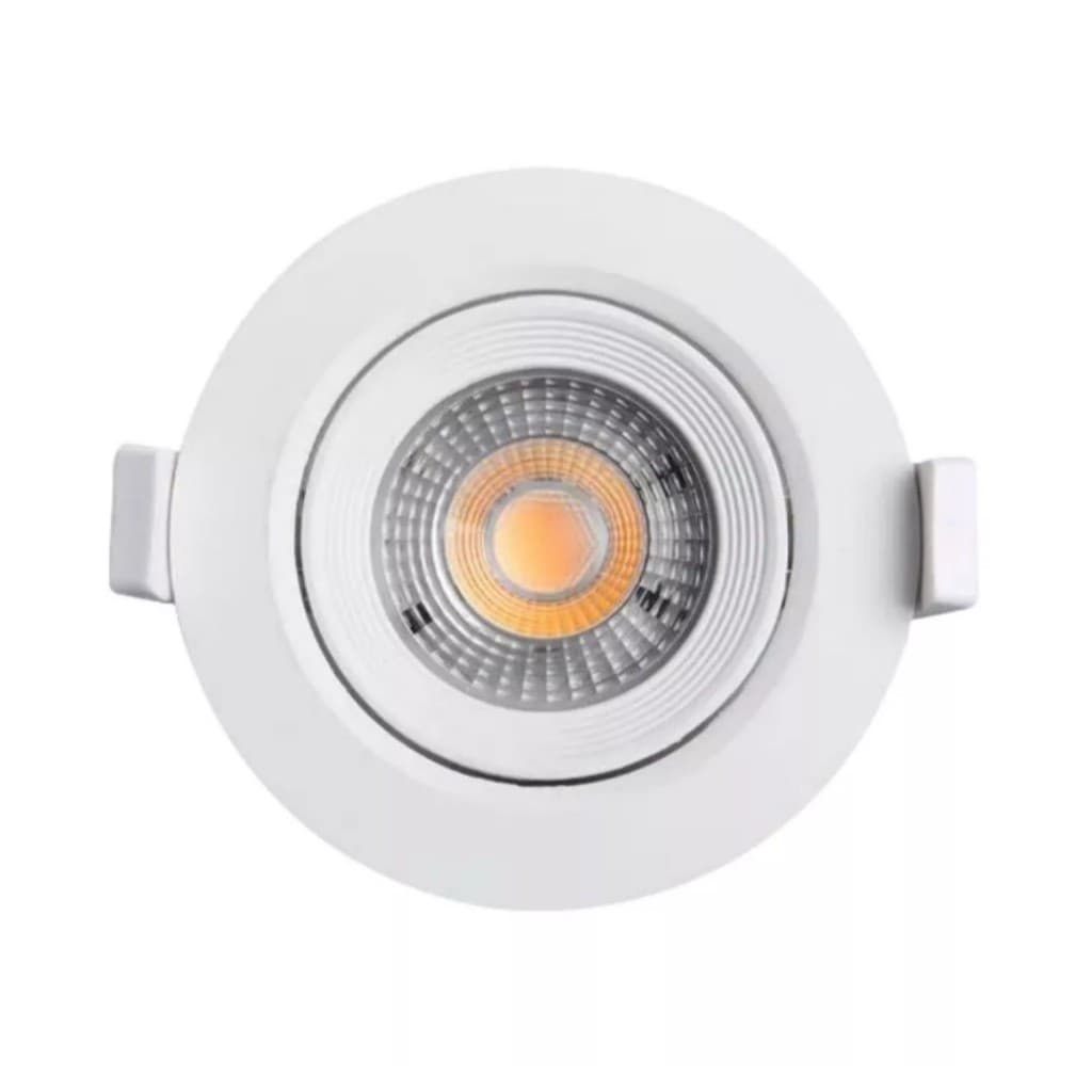 Luminária Led Spot 7W Redondo Quadrado Embutido Branco Frio Quente 3000k 6500k Bivolt