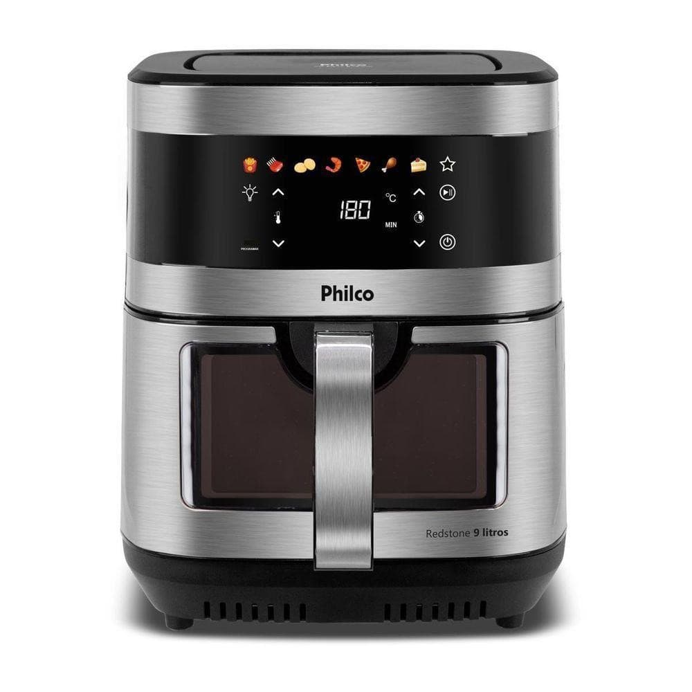 Air Fryer Philco 9L Visor Glass Painel Digital PAF90C - 110V