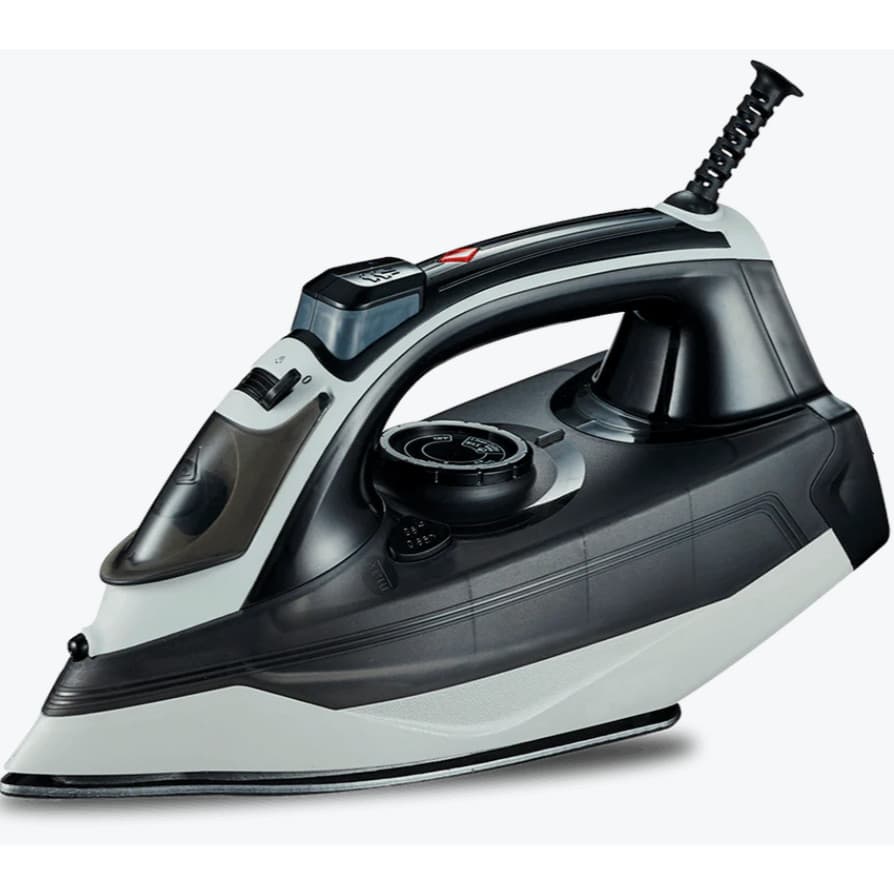 Ferro de Passar a Vapor 2000W Amvox Ceramic Gliss Turbo Black 127V
