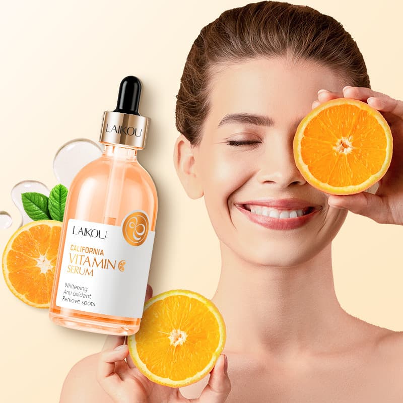 LAIKOU Soro De Vitamina C VC Branqueamento Remover Pontos Essência Desbotada 100ml