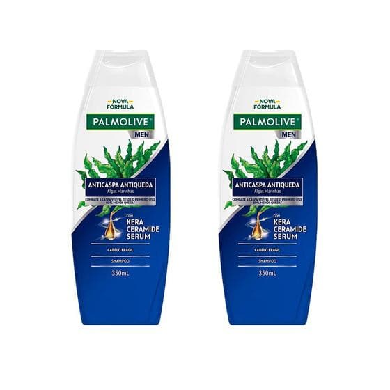 Kit 2 Und Shampoo Palmolive Anticaspa Men Antiqueda Hidratante 350ml