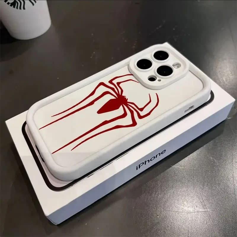 Capinha iphone 17 Pro Max Air 11/12/13/14/15 Pro max,Capa para celular em TPU,Marvel Spider-Man