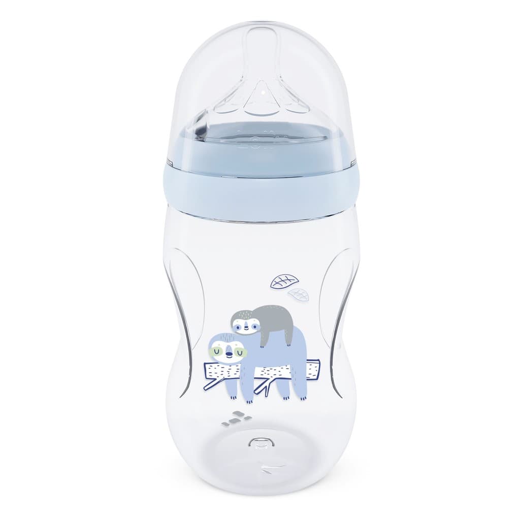 Mamadeira Menino Lolly Kinddy Nature Infantil 330ml Aureaflow3 Segura e Confortável