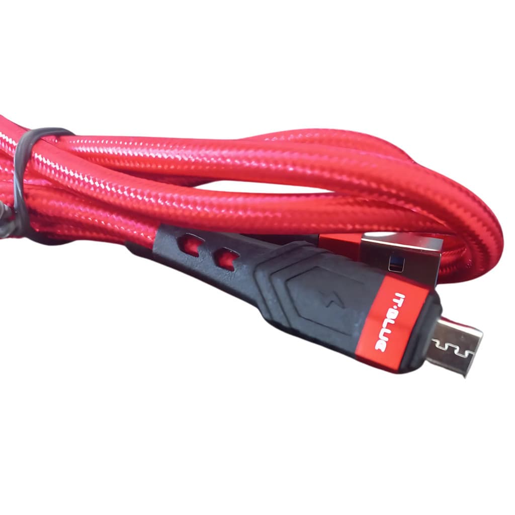 Cabo Micro USB Reforçado 1.2m 3.1A | Carregamento Rápido | Proteção Contra Sobrecarga | USB 2.0 Durável