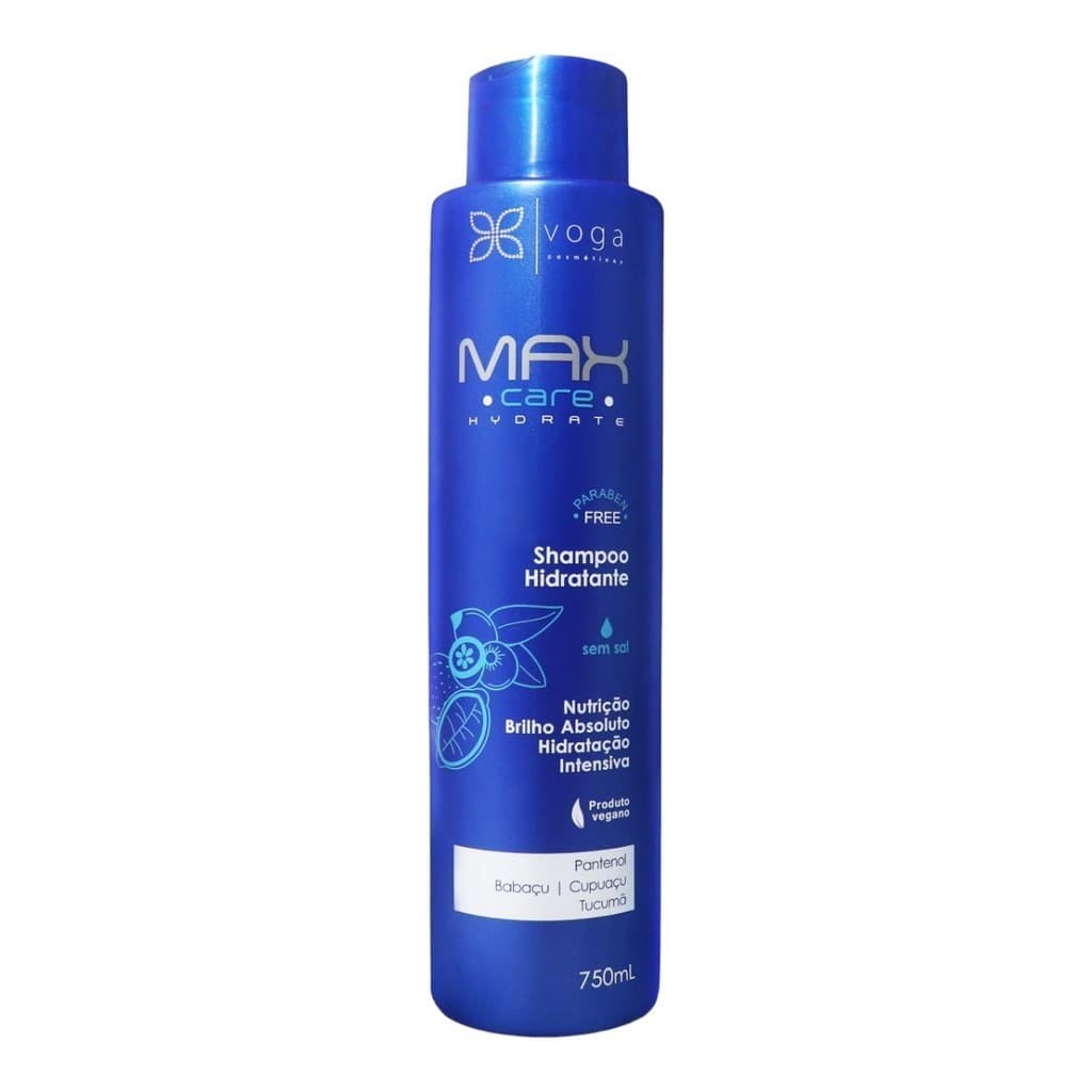 Shampoo Hidratante Max Care Hydrate Voga 750ml