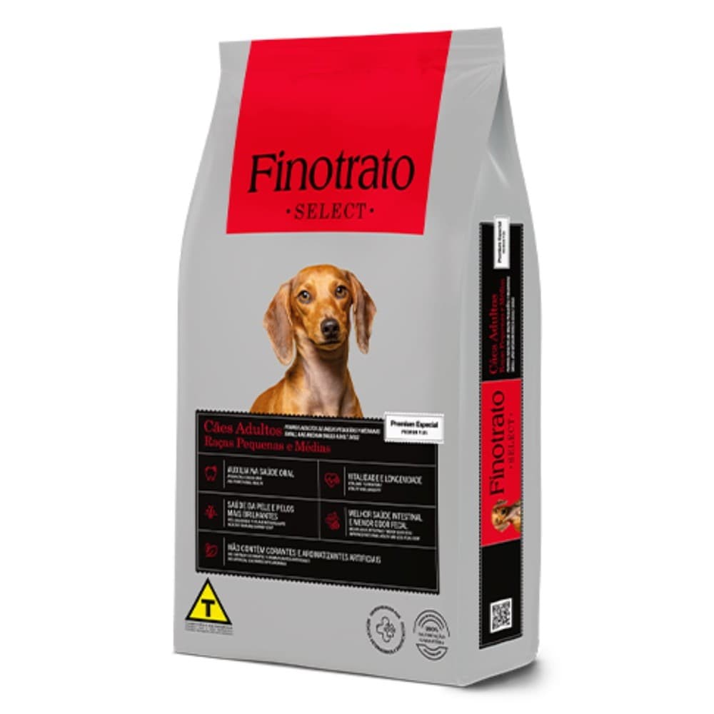 Ração Para Cachorro Finotrato Select Cães Raças Pequenas e Médias 15 kg