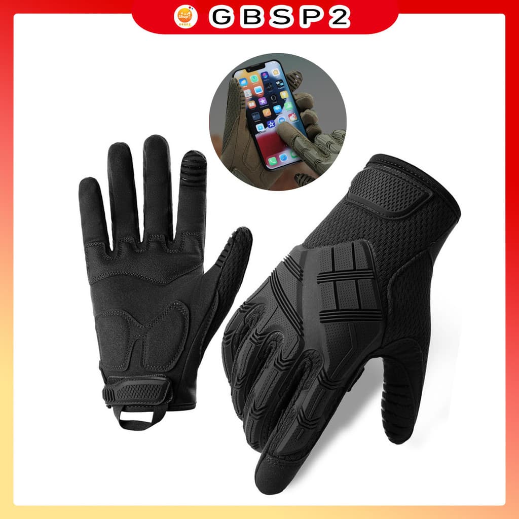 Luva Tática Tela Touch Antiderrapante P/ Outdoor E Moto Touch Celular p Motociclista Moto Motoqueiro Motocross